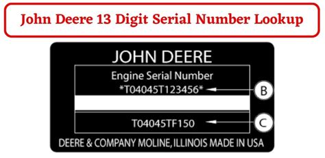 john deere skid steer 13 number serial number lookup|john deere serial number verification.